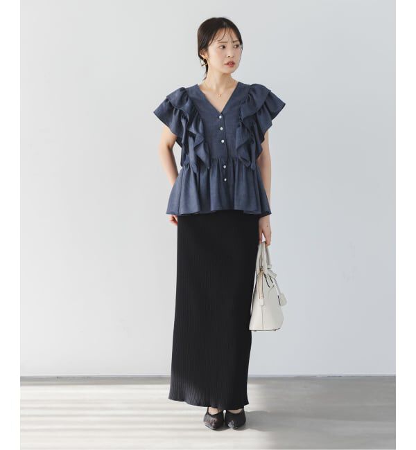 NOBLE「《追加予約2》トタンテレコタイトスカート」|スカート|