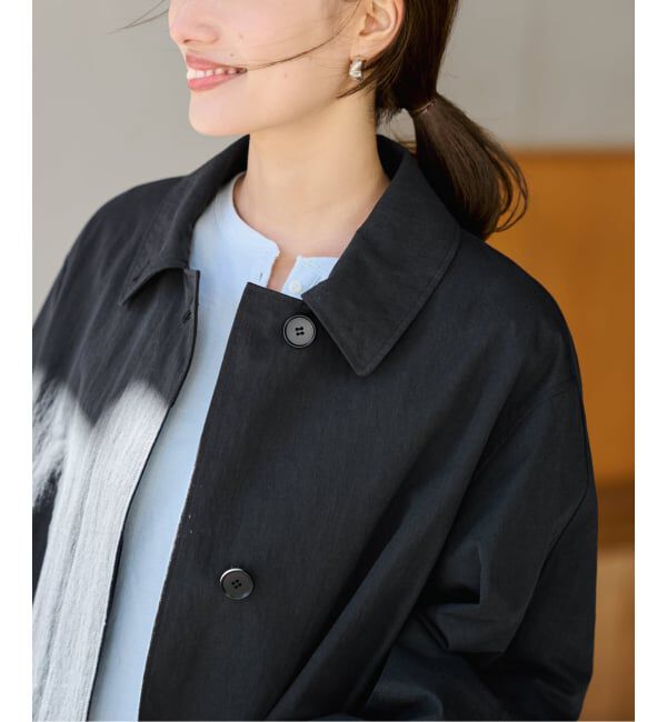 FRAMeWORK「コットンナイロンステンコート」|ステンカラーコート|