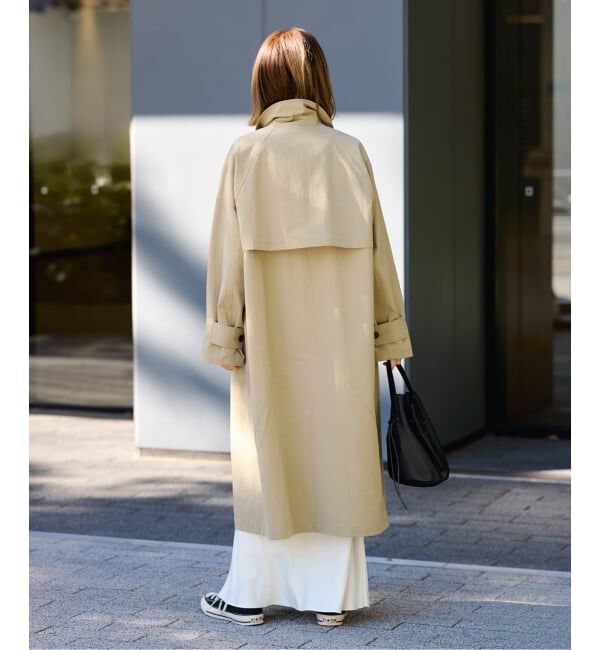 FRAMeWORK「コットンナイロンステンコート」|ステンカラーコート|