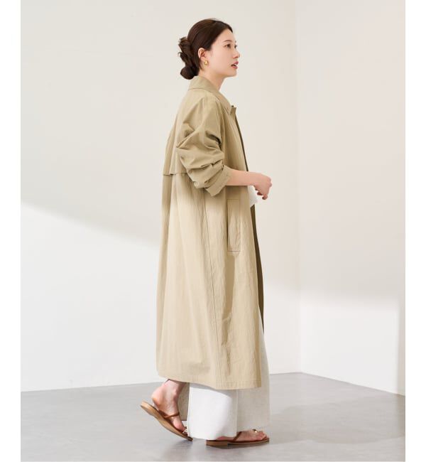 FRAMeWORK「コットンナイロンステンコート」|ステンカラーコート|