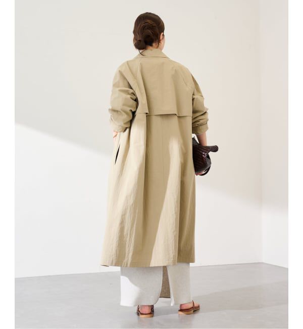 FRAMeWORK「コットンナイロンステンコート」|ステンカラーコート|