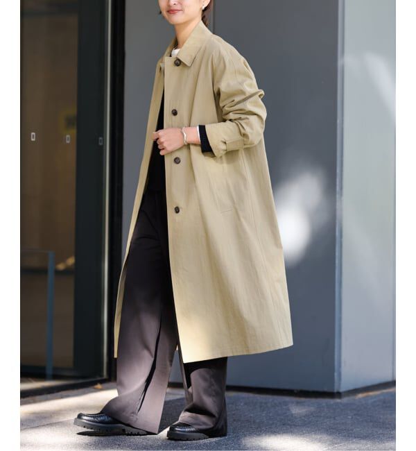 FRAMeWORK「コットンナイロンステンコート」|ステンカラーコート|