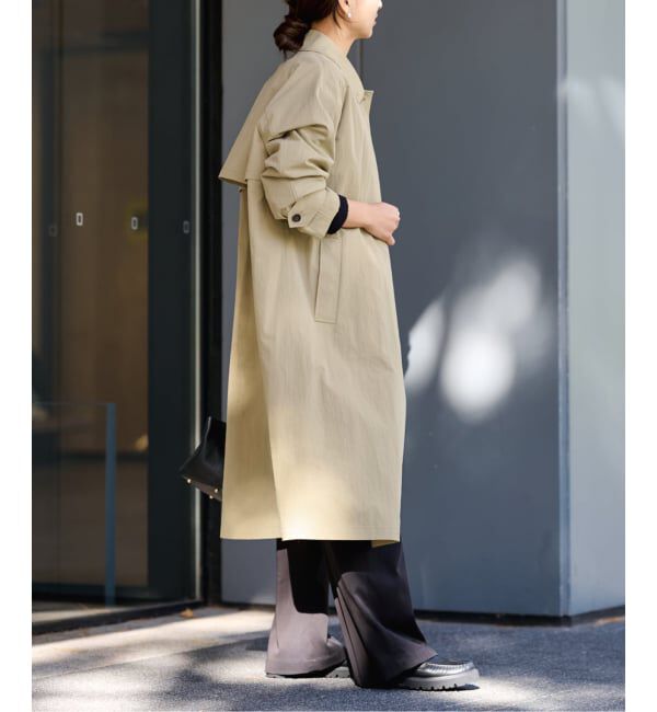 FRAMeWORK「コットンナイロンステンコート」|ステンカラーコート|