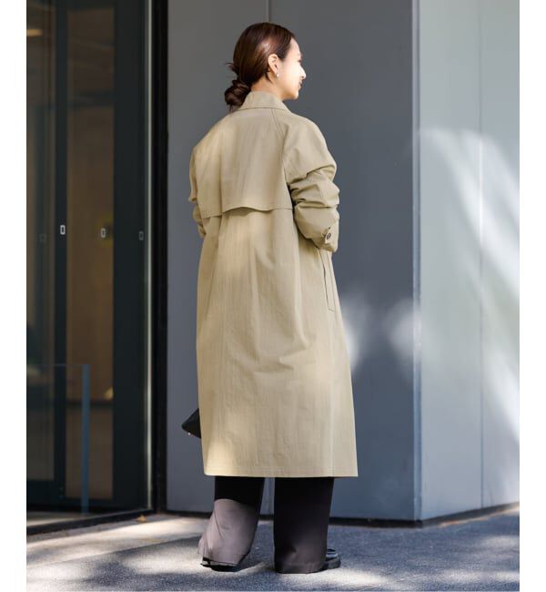 FRAMeWORK「コットンナイロンステンコート」|ステンカラーコート|