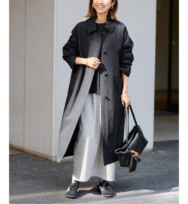 FRAMeWORK「コットンナイロンステンコート」|ステンカラーコート|