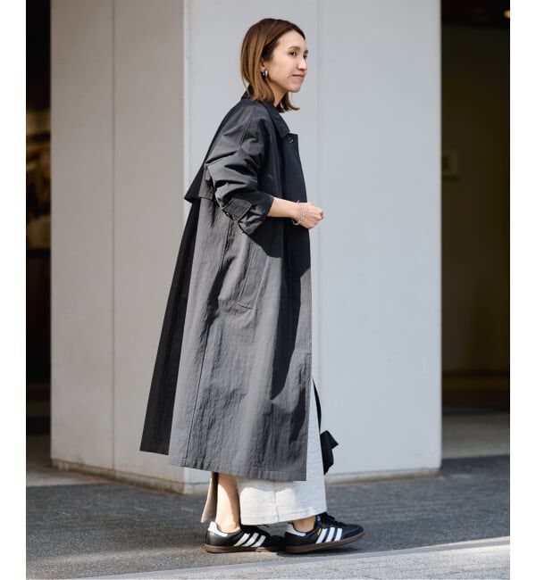 FRAMeWORK「コットンナイロンステンコート」|ステンカラーコート|