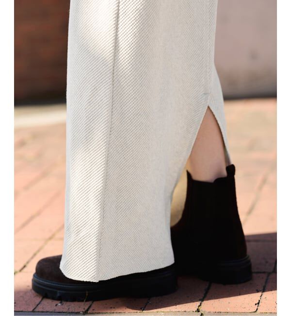 FRAMeWORK「≪追加≫ワッフルストレートスカート」|スカート|