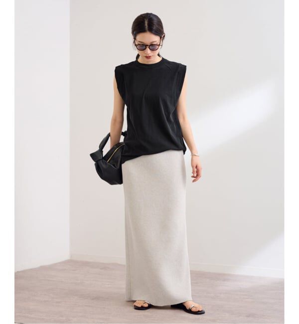 FRAMeWORK「≪追加≫ワッフルストレートスカート」|スカート|