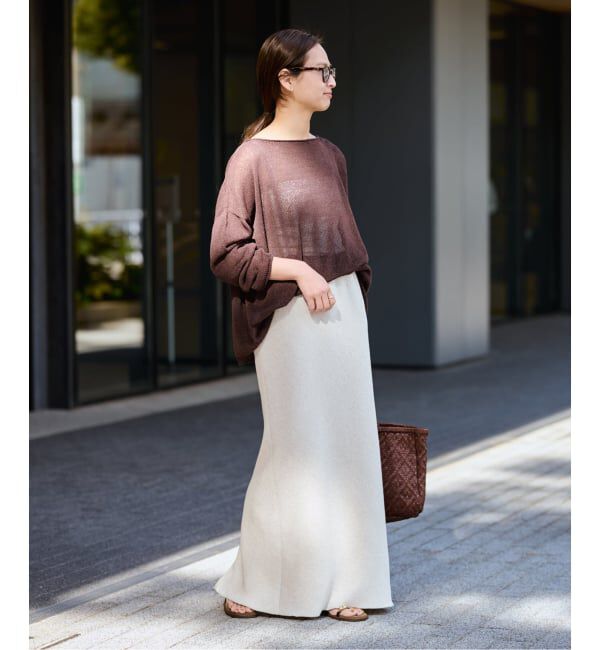 FRAMeWORK「≪追加≫ワッフルストレートスカート」|スカート|