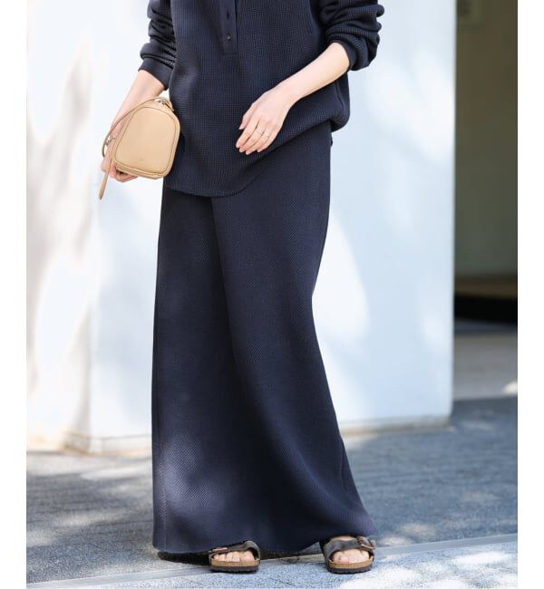 FRAMeWORK「≪追加≫ワッフルストレートスカート」|スカート|