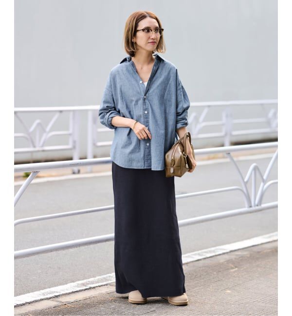 FRAMeWORK「≪追加≫ワッフルストレートスカート」|スカート|