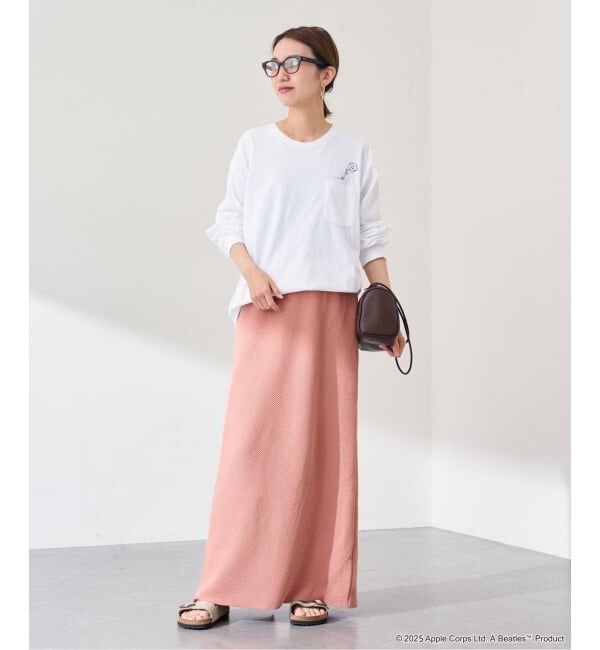 FRAMeWORK「≪追加≫ワッフルストレートスカート」|スカート|