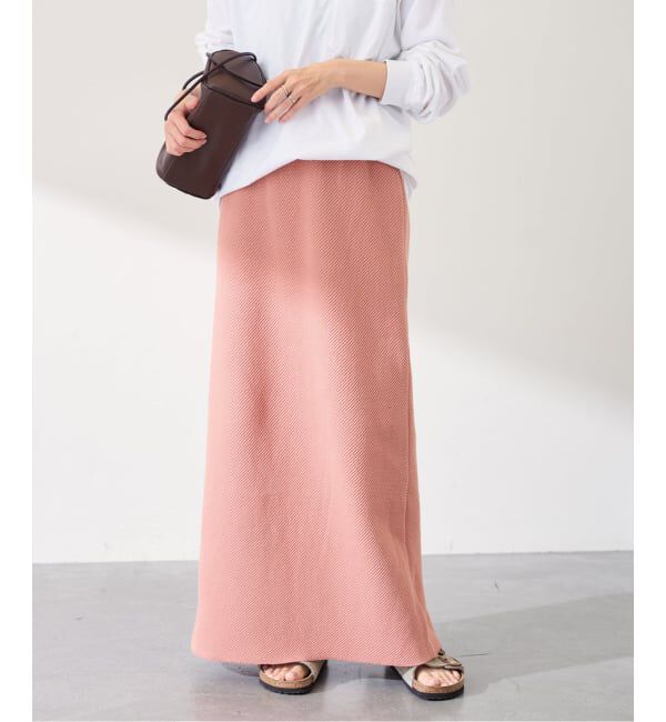 FRAMeWORK「≪追加≫ワッフルストレートスカート」|スカート|