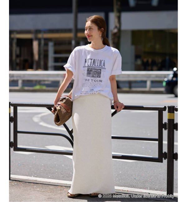 FRAMeWORK「≪追加≫ワッフルストレートスカート」|スカート|