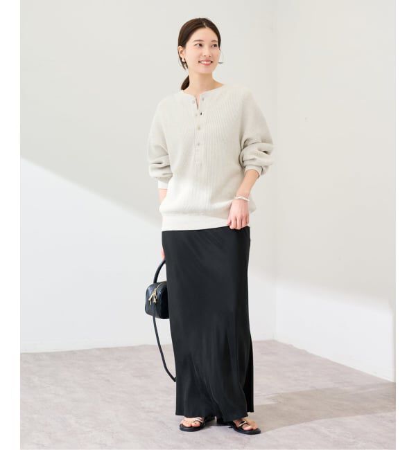 FRAMeWORK「≪新色 / 追加予約≫シルキーキュプラバイアススカート」|スカート|