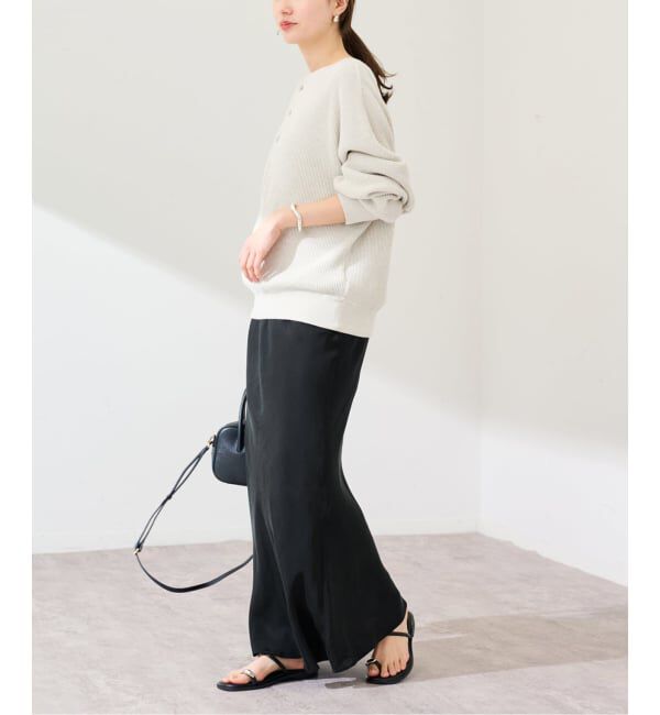 FRAMeWORK「≪新色 / 追加予約≫シルキーキュプラバイアススカート」|スカート|