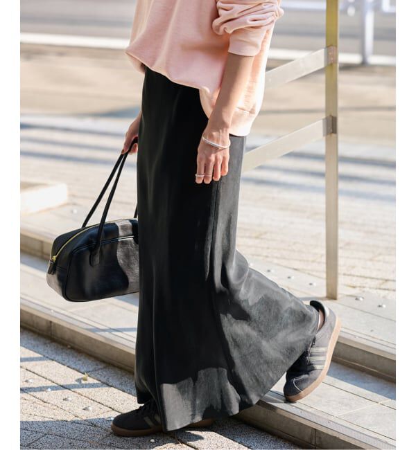 FRAMeWORK「≪新色 / 追加予約≫シルキーキュプラバイアススカート」|スカート|