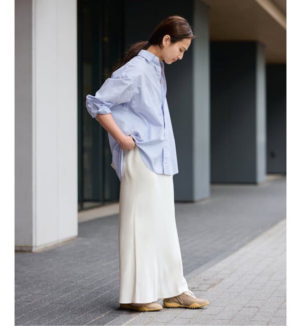 FRAMeWORK「≪新色 / 追加予約≫シルキーキュプラバイアススカート」|スカート|