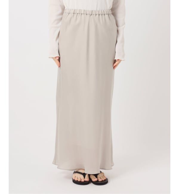 FRAMeWORK「≪新色 / 追加予約≫シルキーキュプラバイアススカート」|スカート|