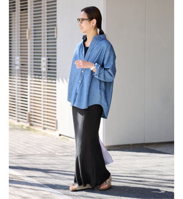 FRAMeWORK「≪新色 / 追加予約≫シルキーキュプラバイアススカート」|スカート|