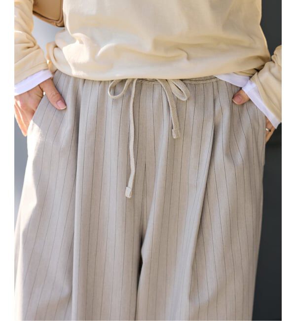 FRAMeWORK「TOPカラーイージースラックス」|スラックス|