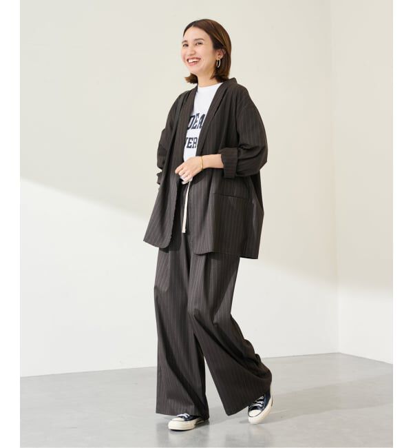 FRAMeWORK「TOPカラーイージースラックス」|スラックス|