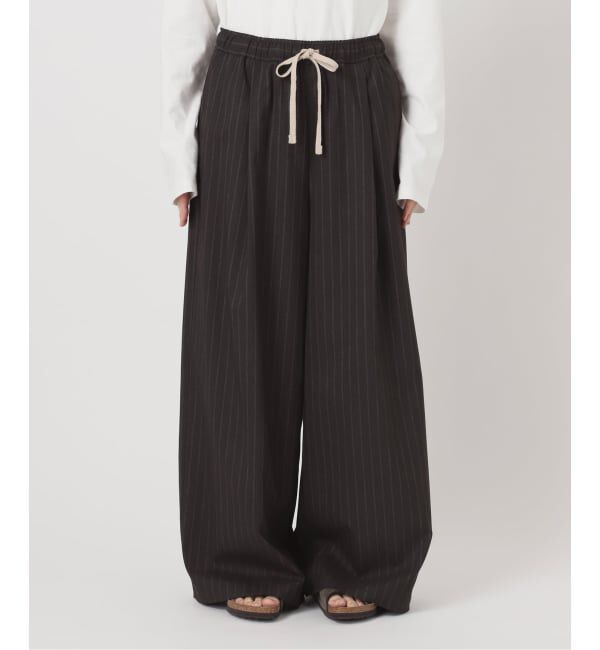 FRAMeWORK「TOPカラーイージースラックス」|スラックス|