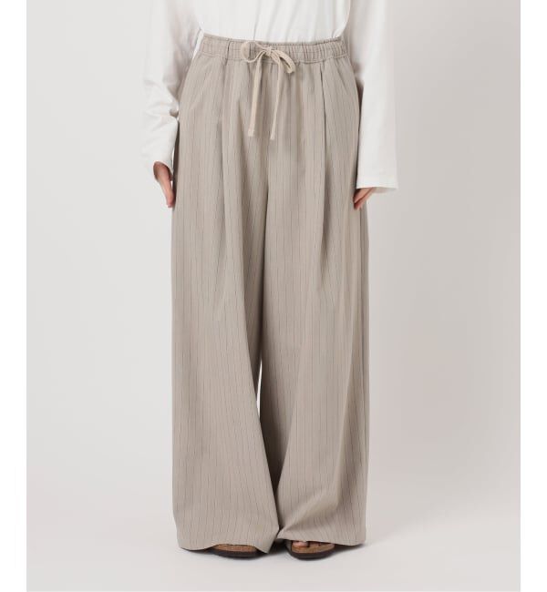 FRAMeWORK「TOPカラーイージースラックス」|スラックス|