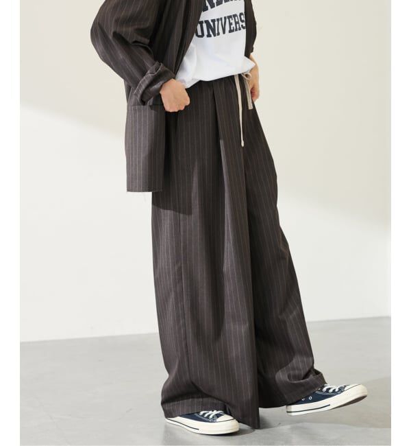 FRAMeWORK「TOPカラーイージースラックス」|スラックス|