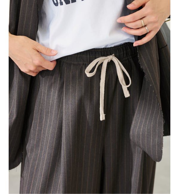 FRAMeWORK「TOPカラーイージースラックス」|スラックス|