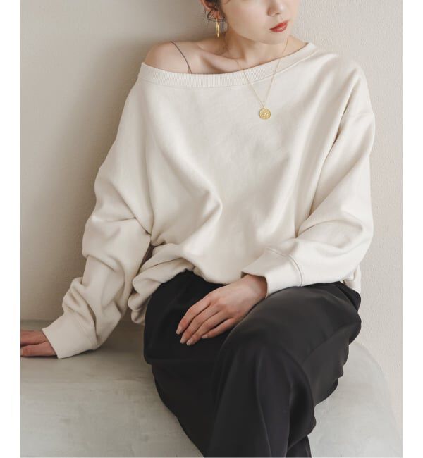 NOBLE「《追加・セットアップ対応》スビンコットンスウェットトップス」|スウェット・ジャージ|