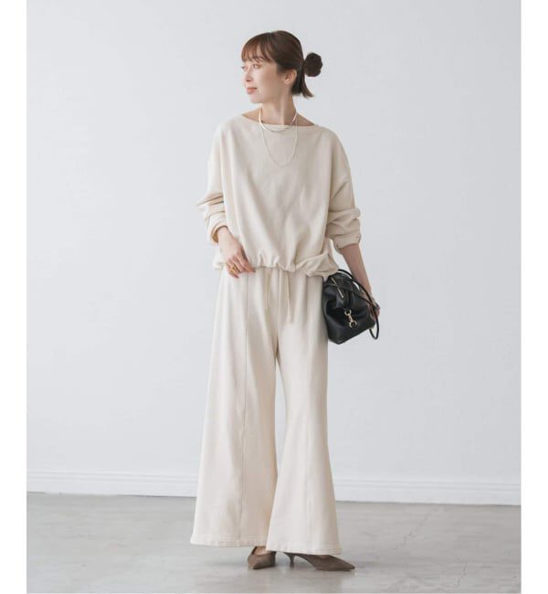 NOBLE「《追加・セットアップ対応》スビンコットンスウェットトップス」|スウェット・ジャージ|