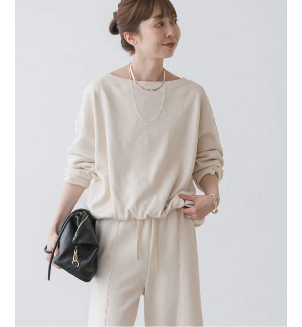 NOBLE「《追加・セットアップ対応》スビンコットンスウェットトップス」|スウェット・ジャージ|