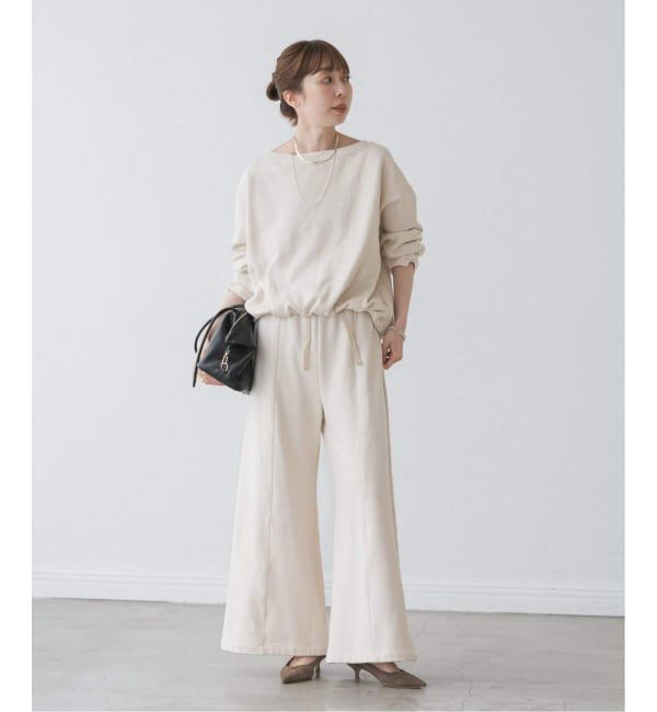 NOBLE「《追加・セットアップ対応》スビンコットンスウェットトップス」|スウェット・ジャージ|