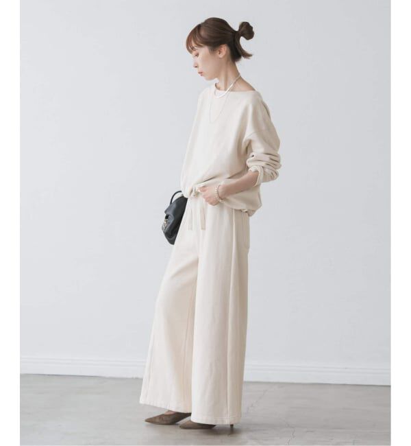 NOBLE「《追加・セットアップ対応》スビンコットンスウェットトップス」|スウェット・ジャージ|