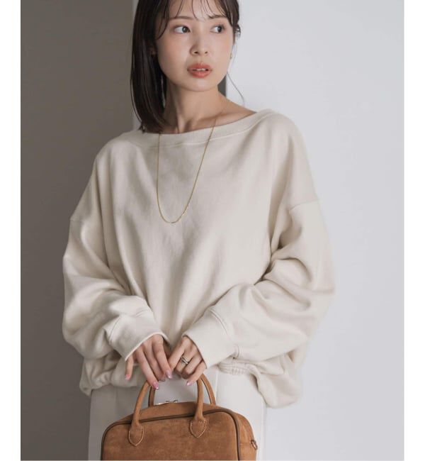 NOBLE「《追加・セットアップ対応》スビンコットンスウェットトップス」|スウェット・ジャージ|