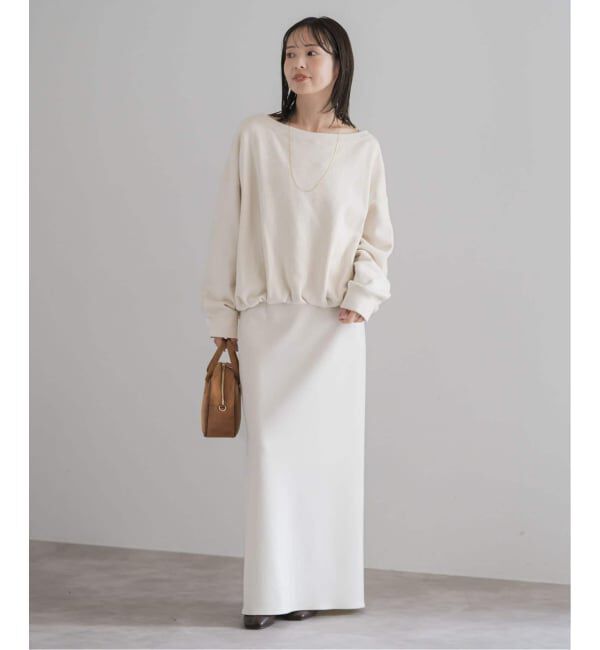 NOBLE「《追加・セットアップ対応》スビンコットンスウェットトップス」|スウェット・ジャージ|