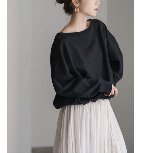 NOBLE「《追加・セットアップ対応》スビンコットンスウェットトップス」|スウェット・ジャージ|