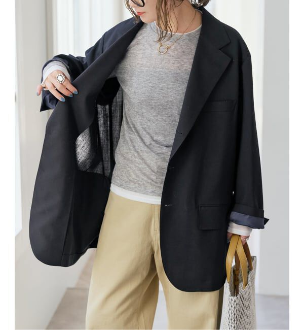 Spick and Span「《予約》VIAN / ヴィアン 別注ビッグ ジャケット シングル」|テーラードジャケット|