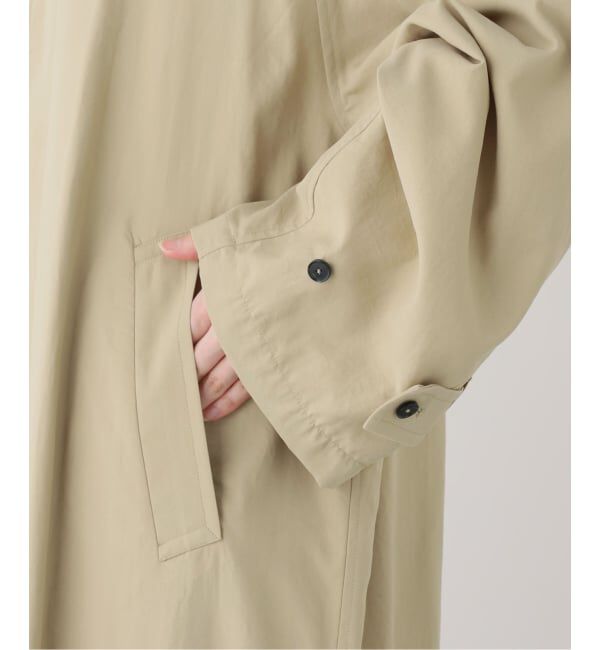FRAMeWORK「JANE SMITH/ジェーンスミス NYLON TWILL BALMACANコート」|ステンカラーコート|