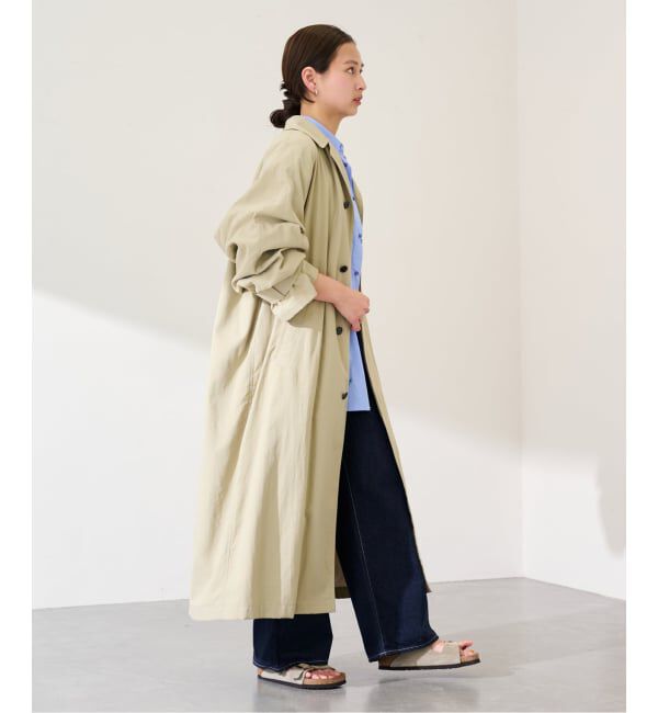 FRAMeWORK「JANE SMITH/ジェーンスミス NYLON TWILL BALMACANコート」|ステンカラーコート|