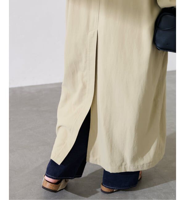 FRAMeWORK「JANE SMITH/ジェーンスミス NYLON TWILL BALMACANコート」|ステンカラーコート|