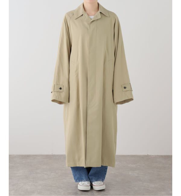 FRAMeWORK「JANE SMITH/ジェーンスミス NYLON TWILL BALMACANコート」|ステンカラーコート|