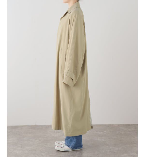 FRAMeWORK「JANE SMITH/ジェーンスミス NYLON TWILL BALMACANコート」|ステンカラーコート|