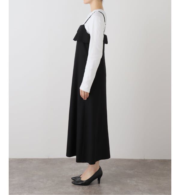  「【洗える】ラッフルキャミワンピース」|ワンピース|