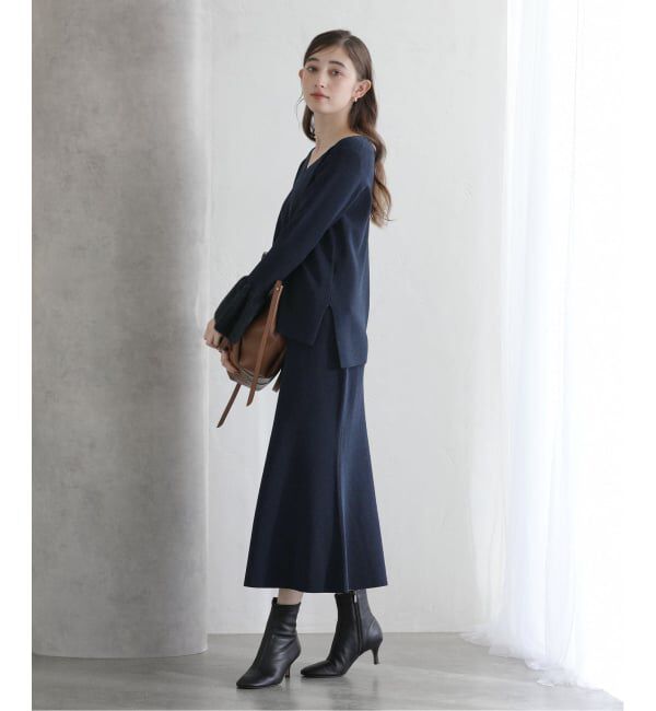  「【洗える】セットアップニット」|ワンピース|