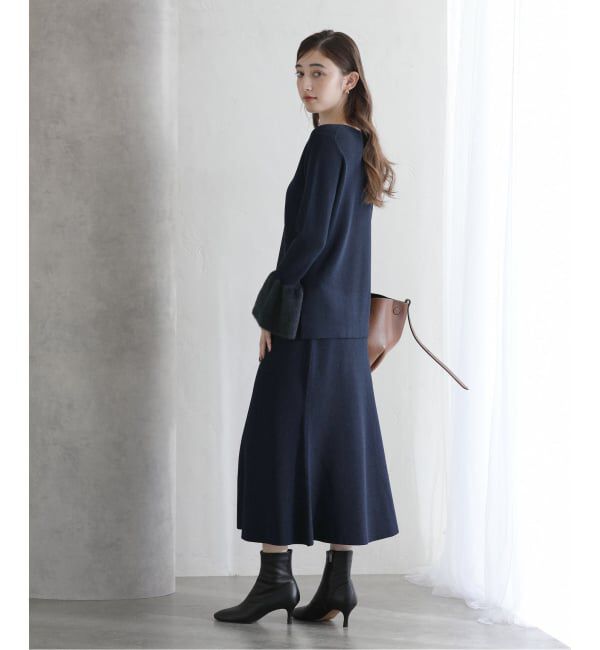  「【洗える】セットアップニット」|ワンピース|