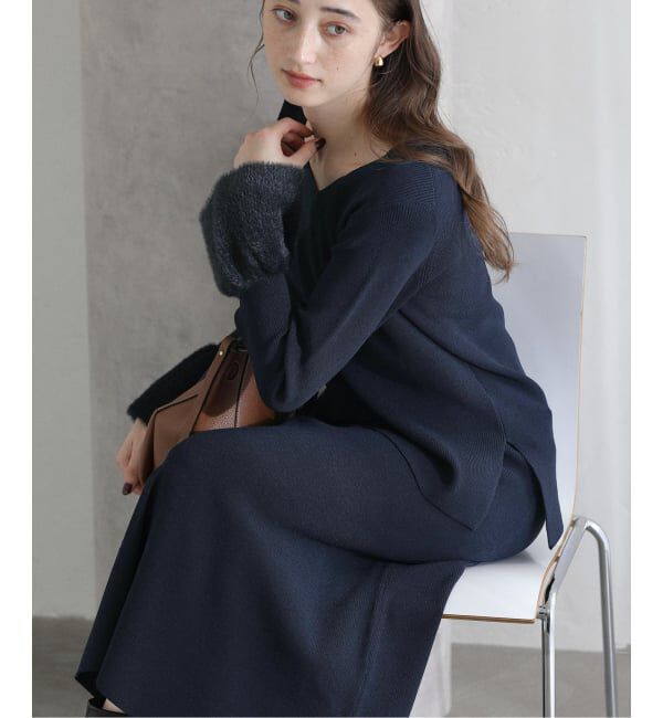  「【洗える】セットアップニット」|ワンピース|