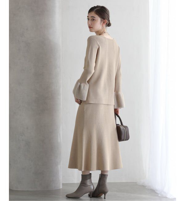  「【洗える】セットアップニット」|ワンピース|