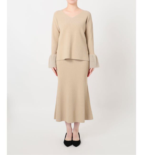  「【洗える】セットアップニット」|ワンピース|